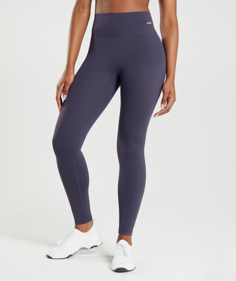 Legginsy Gymshark Whitney High Rise Damskie Granatowe | PL 672PTD